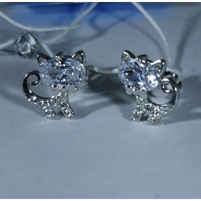 Серьги котята