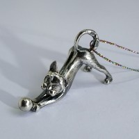 Кошка с мячом